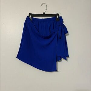 Tyche Asymmetrical Blue Skirt